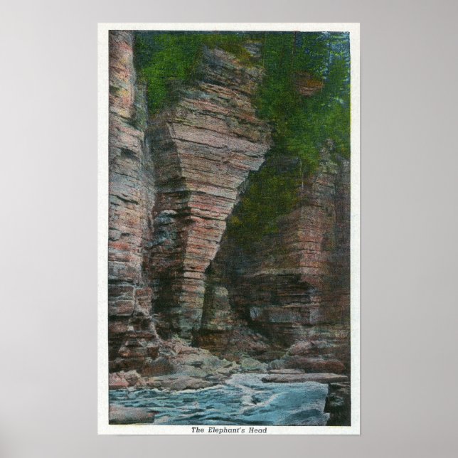 View of the Elephant's Head Poster (Front)