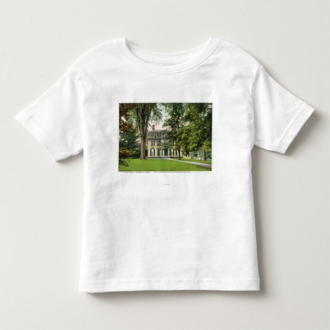 View of the Elm Knoll, Longfellow Resided Here Toddler T-Shirt (Front)