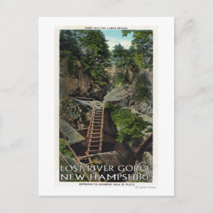 View of the Entrance to Judgment Hall of Plato Postcard