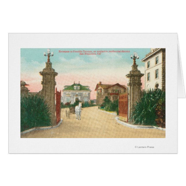 View of the Entrance to Presidio Terrace (Front Horizontal)