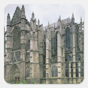 View of the exterior, begun 1225 (photo) square sticker