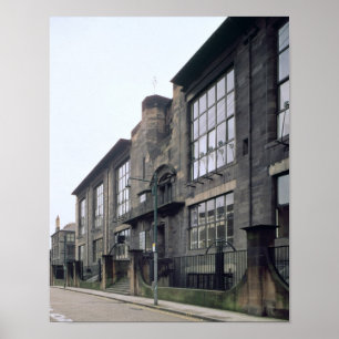 View of the exterior, built 1897-99 poster