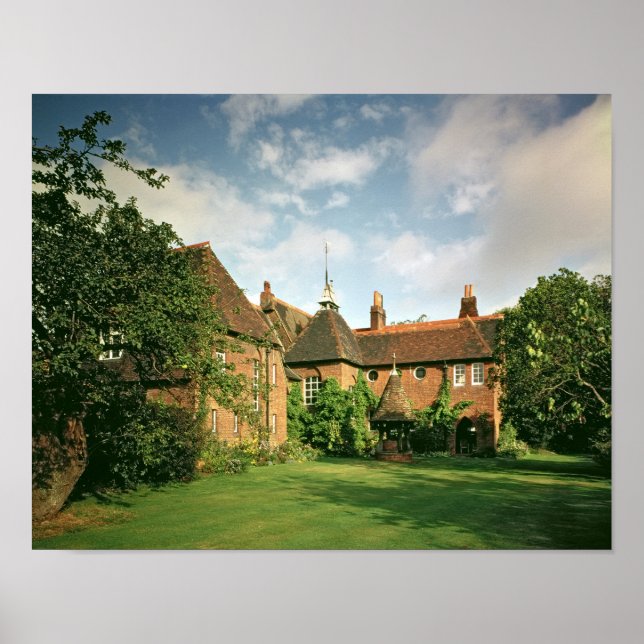 View of the exterior, designed for William Poster (Front)