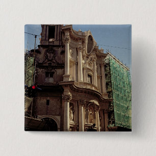 View of the exterior fa�ade 15 cm square badge