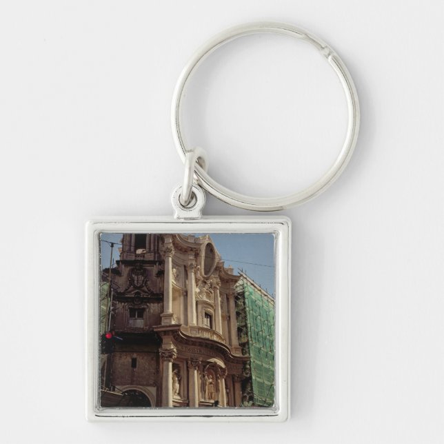 View of the exterior fa�ade key ring (Front)