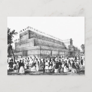 View of the Exterior of the Crystal Palace Postcard