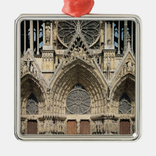 View of the facade, 13th-14th century metal ornament