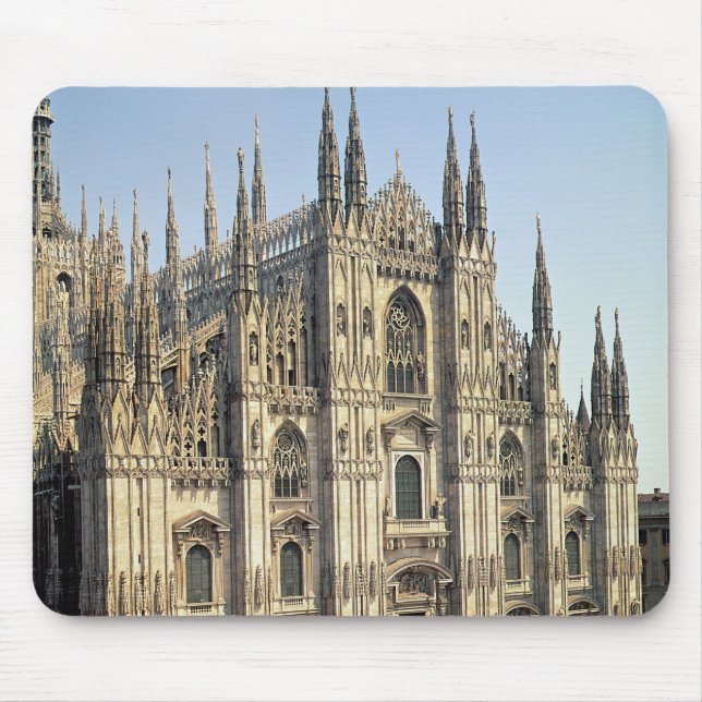 View of the facade, begun 1386 mouse pad (Front)