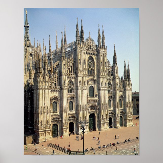 View of the facade, begun 1386 poster (Front)