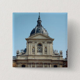 View of the facade, built 1635-42 15 cm square badge