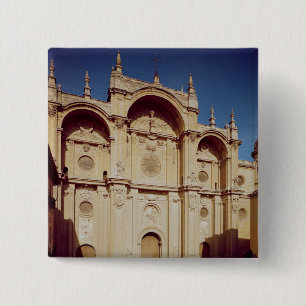 View of the facade, completed in 1667 15 cm square badge