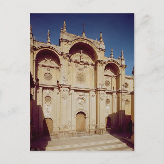 View of the facade, completed in 1667 postcard (Front)