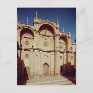 View of the facade, completed in 1667 postcard