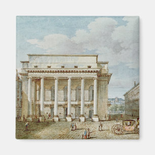 View of the Facade of the Theatre Italien Magnet