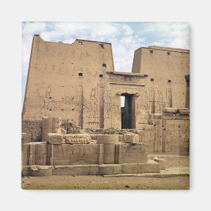 View of the first pylon of the Temple of Horus Magnet