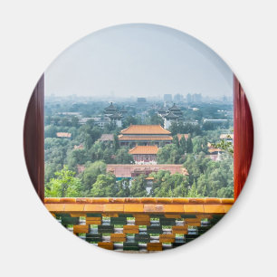 View of the Forbidden City from Jing Shan Magnet