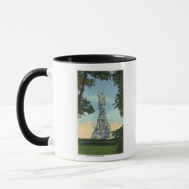 View of the Forefathers Monument # 2 Mug (Left)