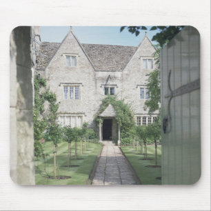View of the front of the house (photo) mouse pad