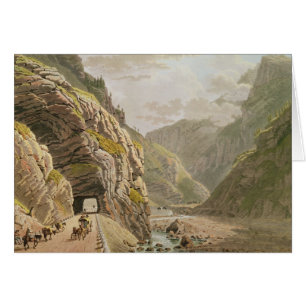 View of the Galerie d'Algaby near Valais Border