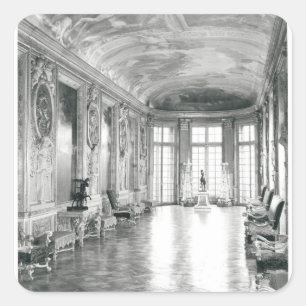 View of the Galerie d'Hercule, designed in 1640 Square Sticker