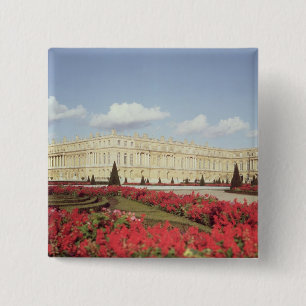View of the garden facade 15 cm square badge