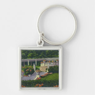 View of the Gardens at Yaddo Key Ring