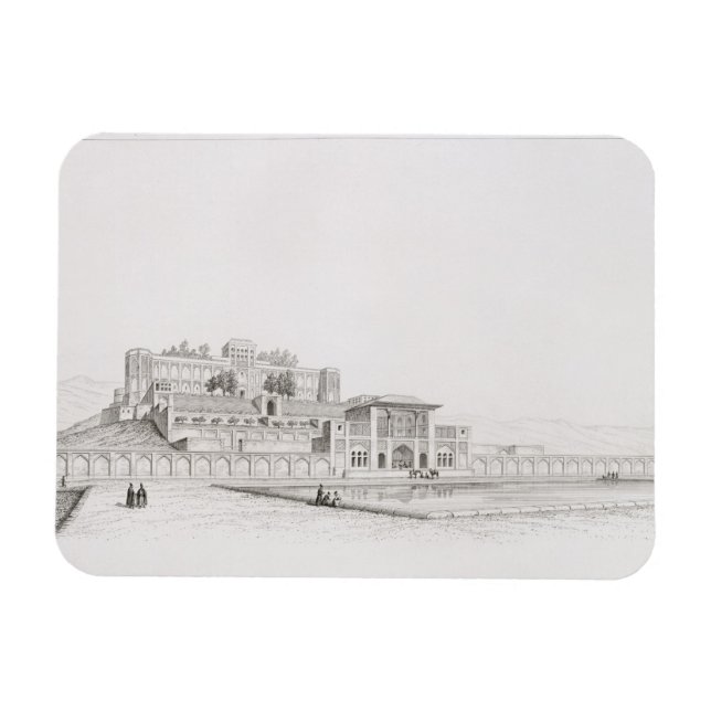 View of the Golestan Qajar Palace 'Kasr l Kadjar', Magnet (Horizontal)