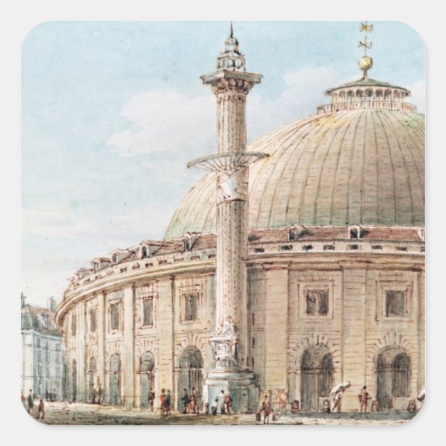 View of the Grain Market Square Sticker (Front)