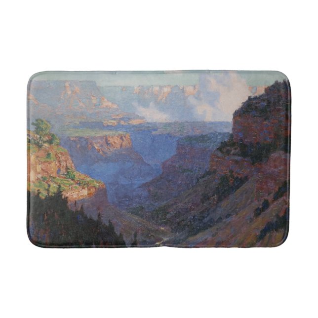 View of the Grand Canyon (by E.H. Potthast) Bath Mat (Front)