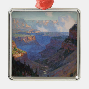 View of the Grand Canyon (by E.H. Potthast) Metal Ornament