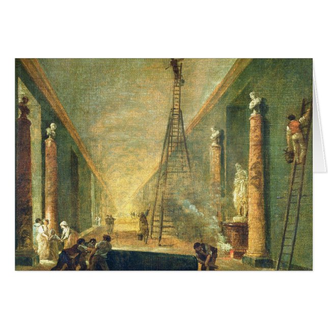 View of the Grand Gallery of the Louvre (Front Horizontal)