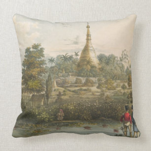 View of the Great Dagon Pagoda at Rangoon from the Cushion