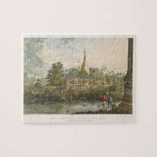 View of the Great Dagon Pagoda at Rangoon from the Jigsaw Puzzle