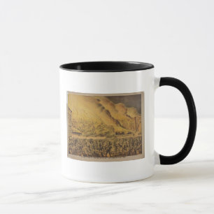 View of the Great Fire of Chicago Mug