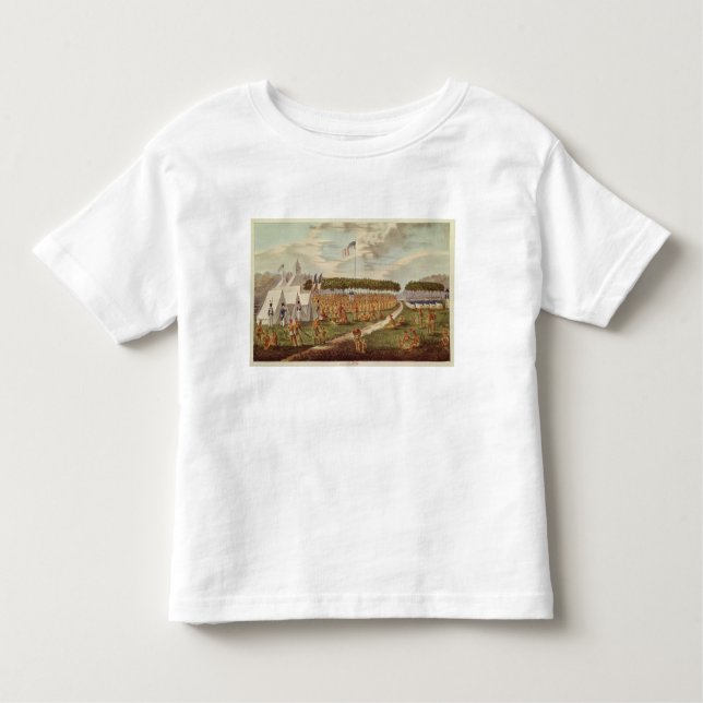 View of the Great Treaty Held at Prairie du Toddler T-Shirt (Front)