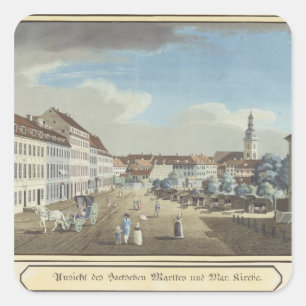 View of the Hackescher Markt Square Sticker