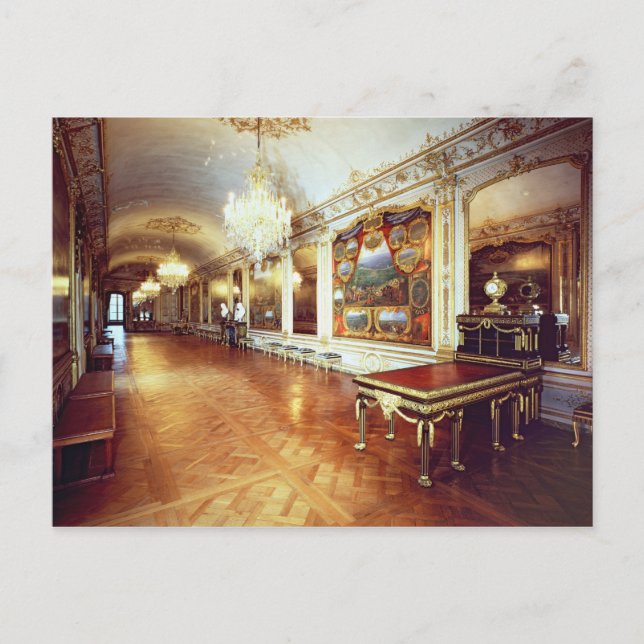 View of the Hall of Battles Postcard (Front)