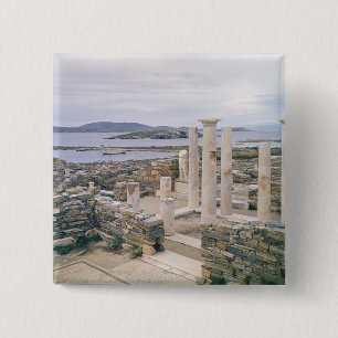 View of the House of Cleopatra 15 Cm Square Badge