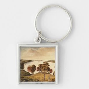 View of the Hudson River from Fort Knyphansen Key Ring