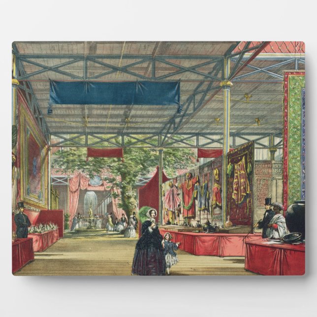 View of the India section of the Great Exhibition Plaque (Front)