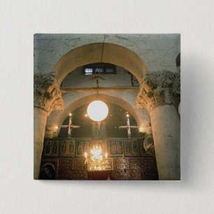 View of the interior 15 cm square badge