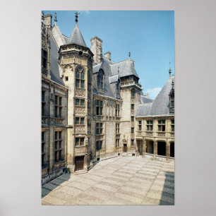 View of the interior courtyard, 1443-51 poster