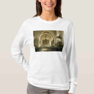 View of the interior of the church with T-Shirt