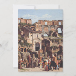 View of the interior of the Colosseum Invitation