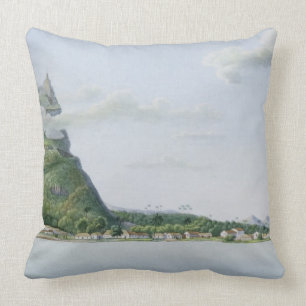 View of the Island of Bora Bora, from 'Voyage auto Cushion