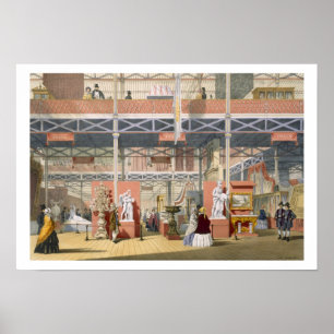 View of the Italy section of the Great Exhibition Poster