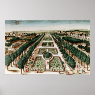 View of the Jardin des Plantes Poster