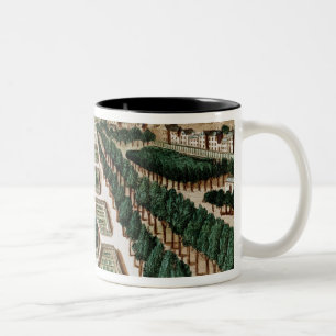 View of the Jardin des Plantes Two-Tone Coffee Mug