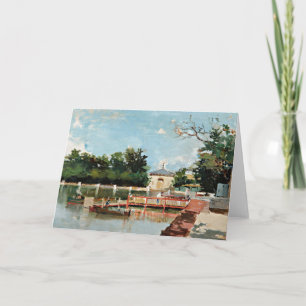 View of the Jetty   Joaquín Sorolla Card