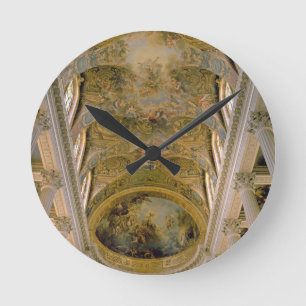 View of the King's Gallery and vaulted ceiling dep Round Clock